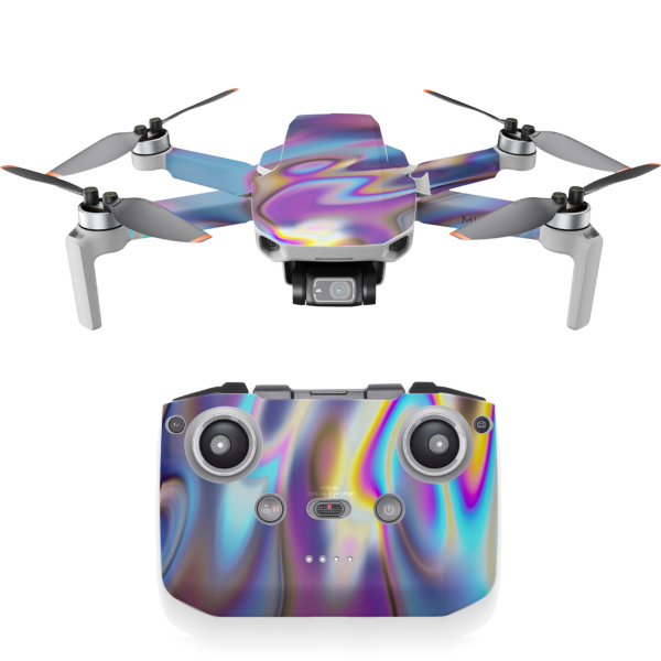 Opalescent Resin Marble Oil Slick | Skin For DJI Mavic Mini 2 on Sale