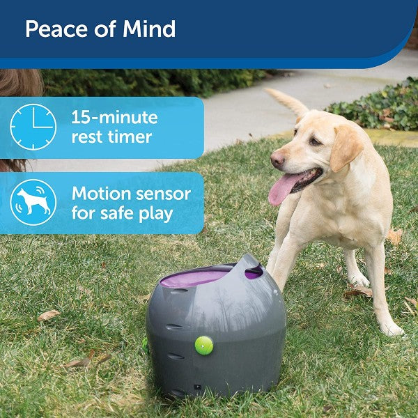 PetSafe Automatic Dog Toy Ball Launcher for Indoor & Outdoor Adjustable Range on Sale