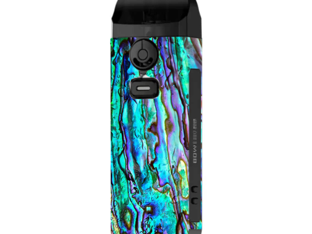 Abalone Ripples Green Blue Purple | Skin For Smok Nord 4 Cheap