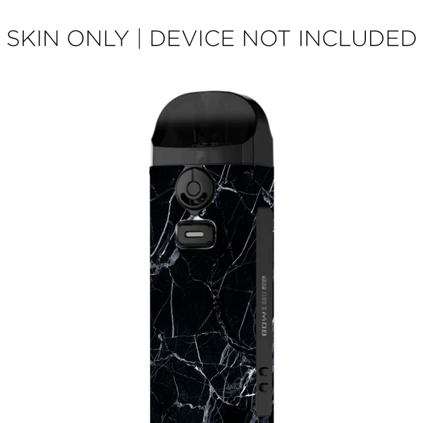 Black Marble Granite White | Skin For Smok Nord 4 Cheap