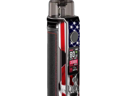 American Skull Flag In Skull | Skin For VooPoo Drag X For Sale