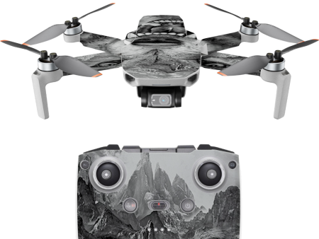 Angry Wolf Growling Mountains | Skin For DJI Mavic Mini 2 Cheap