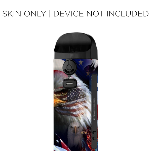 Usa Bald Eagle In Flag | Skin For Smok Nord 4 Supply