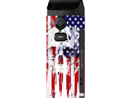 U.S.A. Flag Skull Drip | Skin For Smok Nord 4 Discount