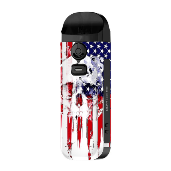 U.S.A. Flag Skull Drip | Skin For Smok Nord 4 Discount