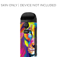 Colorful Lion Abstract Paint | Skin For Smok Nord 4 Hot on Sale