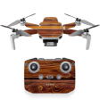 Red Deep Mahogany Wood Pattern | Skin For DJI Mavic Mini 2 Online now