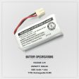 AT&T  CL80101 Cordless Phone Battery Fashion