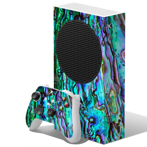 Abalone Ripples Green Blue Purple | Skin For Xbox Series S Online Sale