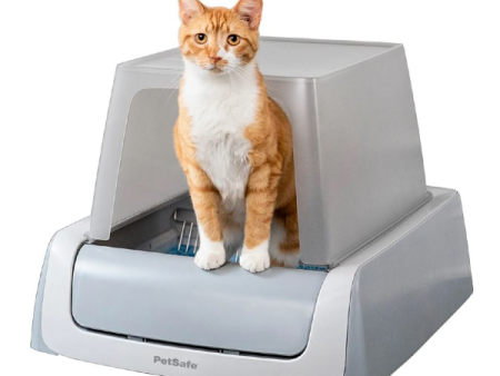 PetSafe ScoopFree 20  Gray Automatic Self Cleaning Hooded Cat Litter Box Hot on Sale