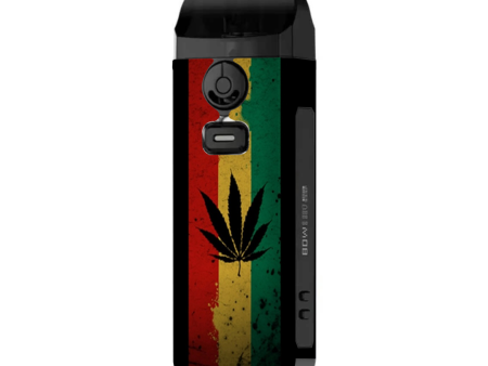 Rasta Weed Pot Leaf Red Gold Green | Skin For Smok Nord 4 For Cheap