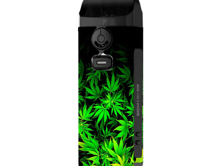 Weed Green Bud Marijuana Leaves | Skin For Smok Nord 4 on Sale