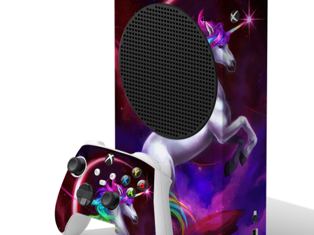 Unicorn Rainbows Space | Skin For Xbox Series S Online now