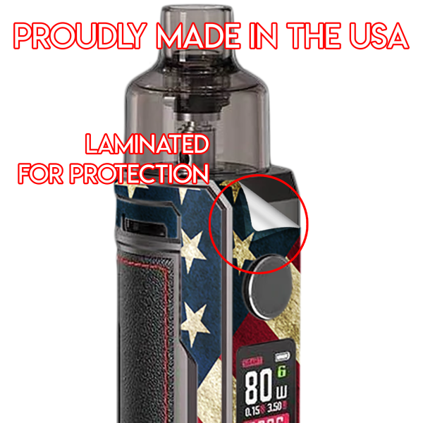 Merica Flag Pattern | Skin For VooPoo Drag X Online Sale