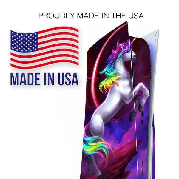 Unicorn Rainbows Space | Skin For Playstation 5 Console Online Hot Sale