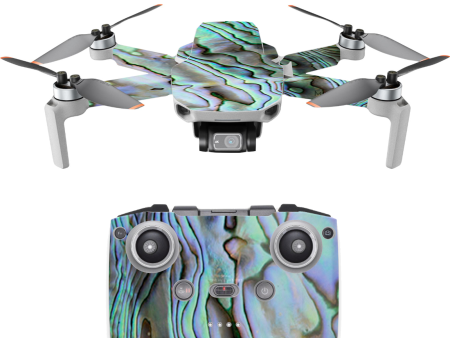 Abalone Ripples Green Blue Purple | Skin For DJI Mavic Mini 2 Cheap