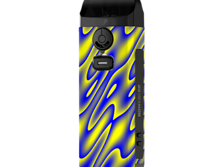 Neon Blue Yellow Trippy | Skin For Smok Nord 4 Discount