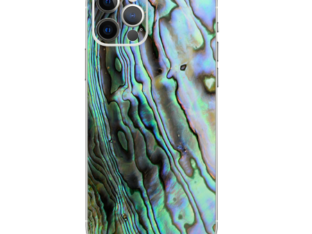 Abalone Ripples Green Blue Purple | Skin For Apple iPhone 12 Pro Max on Sale