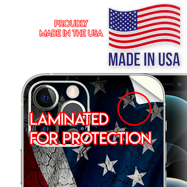 American Flag Distressed Wave | Skin For Apple iPhone 12 Pro Max For Discount