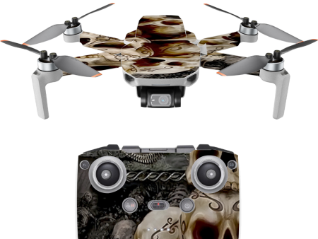 Wicked Skulls Tattooed | Skin For DJI Mavic Mini 2 For Sale