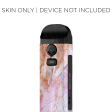 Rose Peach Pink Marble Pattern | Skin For Smok Nord 4 on Sale