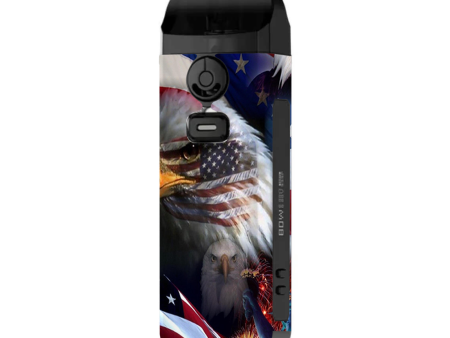 Usa Bald Eagle In Flag | Skin For Smok Nord 4 Supply