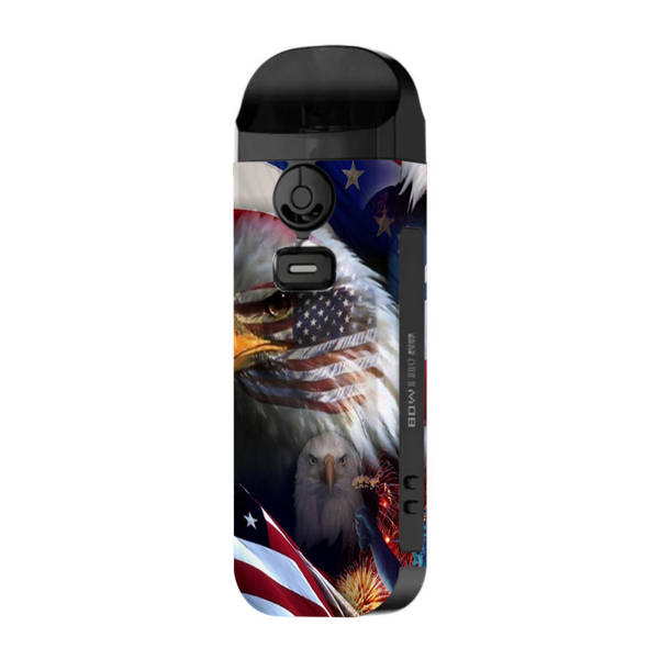 Usa Bald Eagle In Flag | Skin For Smok Nord 4 Supply