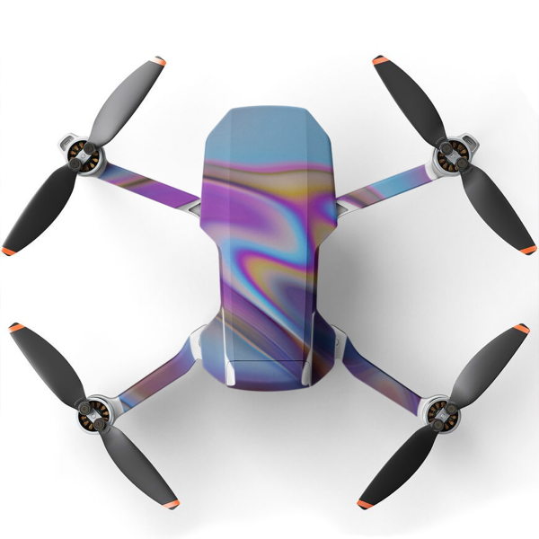 Opalescent Resin Marble Oil Slick | Skin For DJI Mavic Mini 2 on Sale