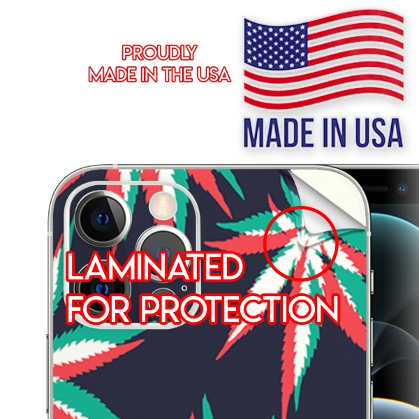 3D Holographic Weed Pot Leaf | Skin For Apple iPhone 12 Pro Supply