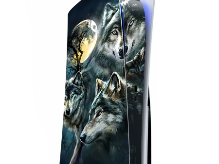 3 Wolves Moonlight | Skin For Playstation 5 Console Online