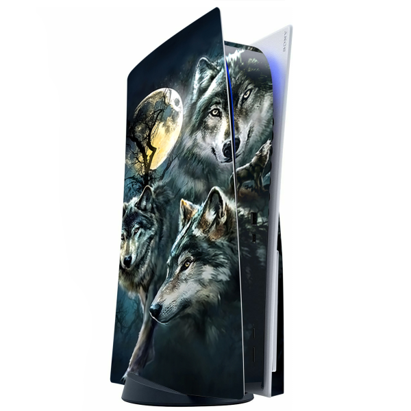 3 Wolves Moonlight | Skin For Playstation 5 Console Online