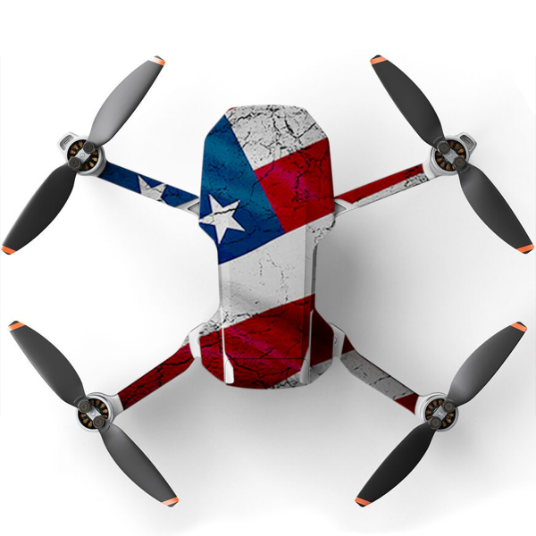 American Flag Distressed Wave | Skin For DJI Mavic Mini 2 Sale