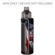 American Flag Distressed Wave | Skin For VooPoo Drag X Supply