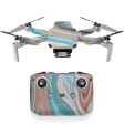 Teal Blue Brown Geode Stone Marble | Skin For DJI Mavic Mini 2 For Sale