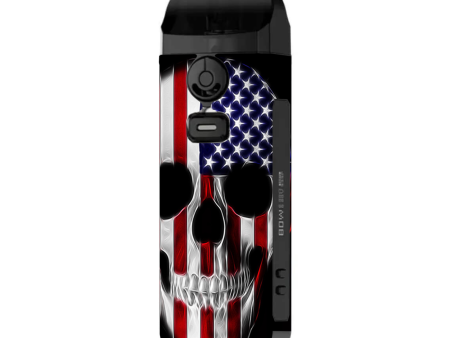 American Skull Flag In Skull | Skin For Smok Nord 4 Hot on Sale