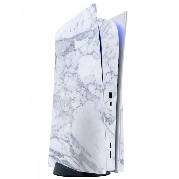 Grey White Standard Marble | Skin For Playstation 5 Console Sale