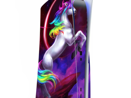 Unicorn Rainbows Space | Skin For Playstation 5 Console Online Hot Sale