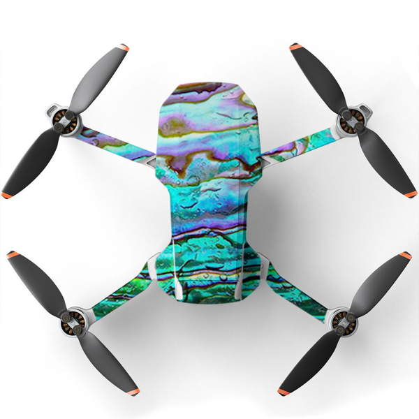 Abalone Ripples Green Blue Purple | Skin For DJI Mavic Mini 2 For Discount