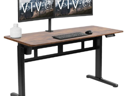 VIVO DESK-E155TB 55  Height Adjustable Workstation Electric Sit Stand Desk Sale