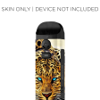 Leopard With Blue Eyes | Skin For Smok Nord 4 For Sale