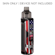 American Skull Flag In Skull | Skin For VooPoo Drag X For Sale