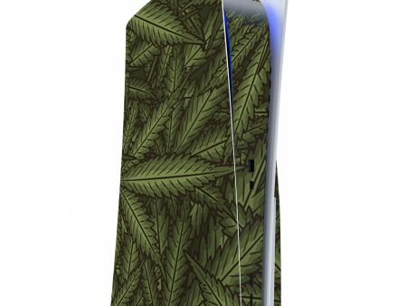 Gonja Leaves Pot Weed | Skin For Playstation 5 Console Online now