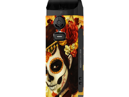 Skull Girl Dia De Los Muertos Paint | Skin For Smok Nord 4 on Sale