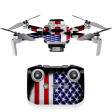 American Skull Flag In Skull | Skin For DJI Mavic Mini 2 For Discount