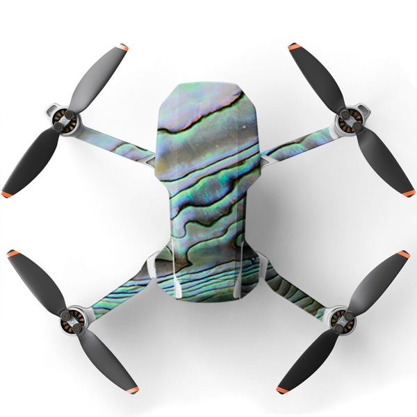 Abalone Ripples Green Blue Purple | Skin For DJI Mavic Mini 2 Cheap