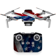 American Flag Distressed Wave | Skin For DJI Mavic Mini 2 Sale