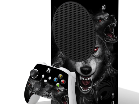 Angry Wolves Pack Howling | Skin For Xbox Series S For Discount