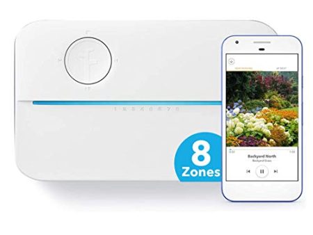 Rachio 3 Smart Sprinkler Controller, 8 Zone 3rd Generation, Alexa and Apple HomeKit Compatible with Hyperlocal Weather Intelligence Plus and Rain, Freeze and Wind Skip on Sale