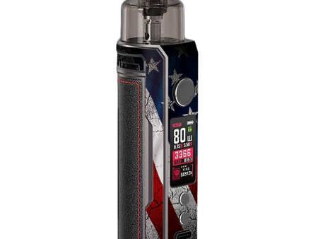 American Flag Distressed Wave | Skin For VooPoo Drag X Supply