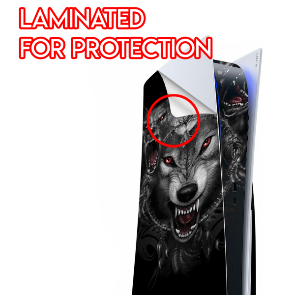 Angry Wolves Pack Howling | Skin For Playstation 5 Console Online